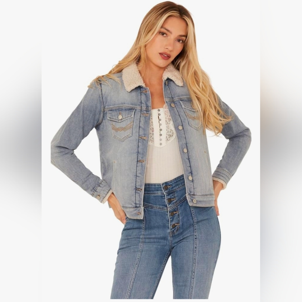 Idyllwind By Miranda Lambert Edgewood Sherpa Lined Jean Jacket